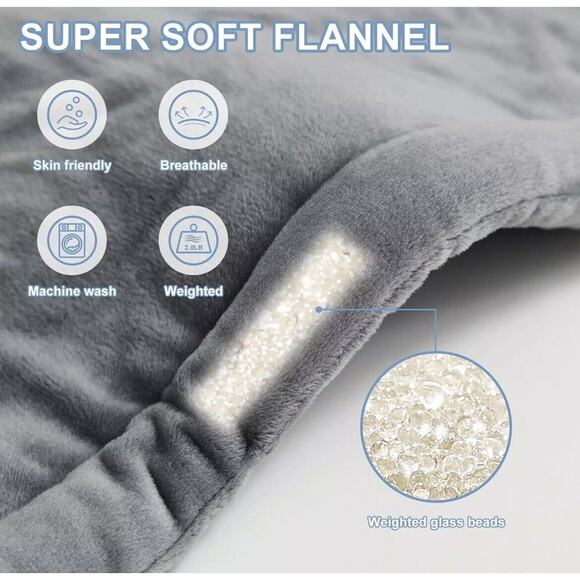 Heating Pad for Neck and Shoulders and Back - Weighted Heating Pad for Neck and - Picture 3 of 13